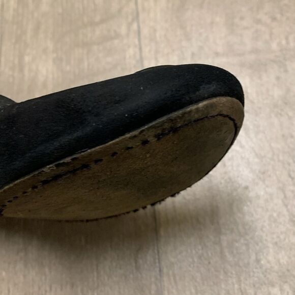 Womens Tory Burch Suede Carolina Ballet Flats Shoes - Picture 4 of 11